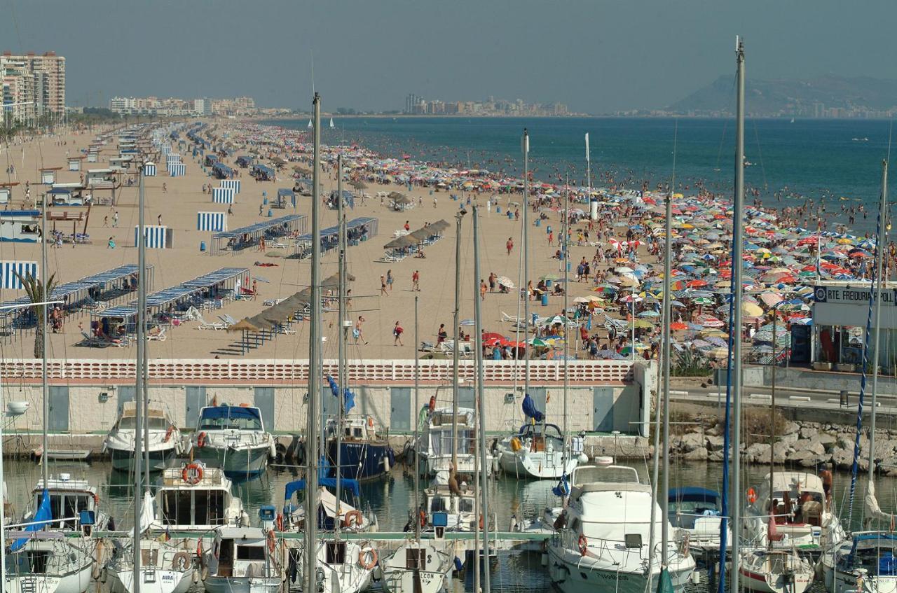 Apartamento AIGUA BLAVA Primera línea - Alquiler solo familias Playa de Gandía Exterior foto